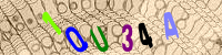 Blue Captcha Image