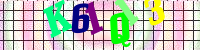 Blue Captcha Image