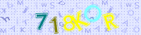 Blue Captcha Image