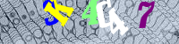 Blue Captcha Image
