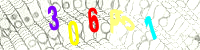 Blue Captcha Image