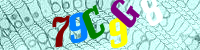 Blue Captcha Image