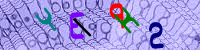 Blue Captcha Image
