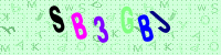 Blue Captcha Image
