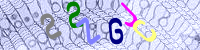 Blue Captcha Image