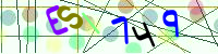 Blue Captcha Image