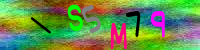 Blue Captcha Image