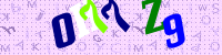 Blue Captcha Image