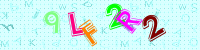 Blue Captcha Image