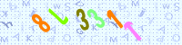 Blue Captcha Image