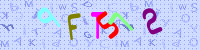 Blue Captcha Image