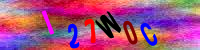Blue Captcha Image