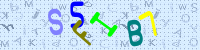 Blue Captcha Image