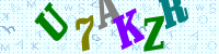 Blue Captcha Image