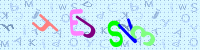 Blue Captcha Image