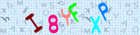 Blue Captcha Image