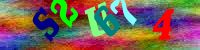 Blue Captcha Image