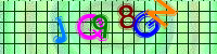 Blue Captcha Image