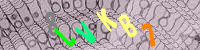 Blue Captcha Image