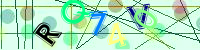 Blue Captcha Image