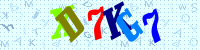 Blue Captcha Image
