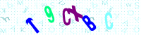 Blue Captcha Image