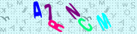 Blue Captcha Image