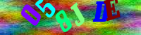 Blue Captcha Image