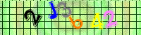 Blue Captcha Image