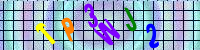 Blue Captcha Image