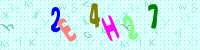 Blue Captcha Image