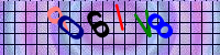 Blue Captcha Image