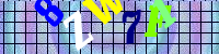 Blue Captcha Image