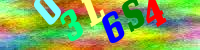Blue Captcha Image