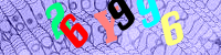 Blue Captcha Image