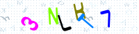 Blue Captcha Image