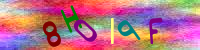 Blue Captcha Image