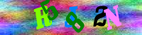 Blue Captcha Image