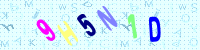 Blue Captcha Image
