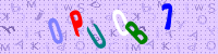 Blue Captcha Image