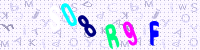 Blue Captcha Image