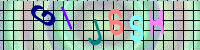 Blue Captcha Image