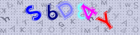 Blue Captcha Image