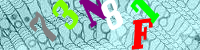 Blue Captcha Image