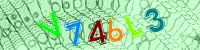 Blue Captcha Image