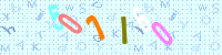 Blue Captcha Image