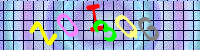 Blue Captcha Image