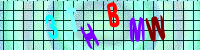 Blue Captcha Image