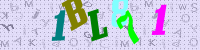 Blue Captcha Image