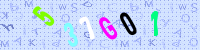 Blue Captcha Image